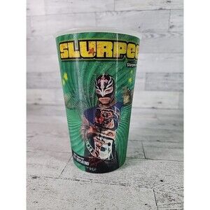 2010 WWE 7 Eleven 3D Hologram Slurpee Cup SUMMER SLAM Rey Mysterio Limited